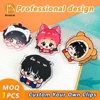 Custom Acrylic Clips Deco Planner Clips Paper Clamp Office Decorative Supplies PP Clip for paper Customized Clips