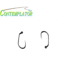 40pcs 5optional Sizes 60° Jig Flat Eye Barbless Hooks 10# 12# 14# 16# 18# Dry&Wet Flies Caddis Shrimp Fly Fishing Hook