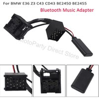Bluetooth Music Adapter Wiring Connector Plug For BMW E36 Z3 C43 CD43 BE2450 BE2455 Radio