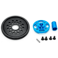 Metal 68T Spur Gear and Gear Mount High Speed Gear Set 54500 for Tamiya TT-02 TT02 1/10 RC Car Upgrade Parts