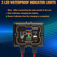 IP67 Waterproof For MPPT Solar Charge Controller 10A 12V For Lithium Batteries Solar Panel Charging Controller