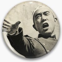 Yukio Mishima Soft Button Pin Metal Lover Gift Badge Fashion Hat Funny Collar Cartoon Women Cute Brooch Clothes Decor Lapel Pin