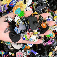 20-100pcs Enamel Badges Diversity Random Brooches Personalized Metal Pins Wholesale Anime Cartoon Badges Jewelry Gifts for Kids
