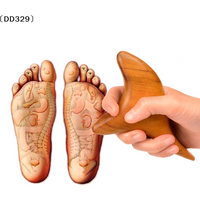 1pc New Body Neck Relax Blood Circulation Wooden Massager Triangle Trigeminal Fragrant Wood Reflexology Tool SPA Therapy〔DD329〕