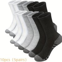 10 pairs (5 pairs) of men's long socks are randomly packed, including four season universal long socks, autumn sports socks