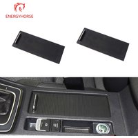 New Black Center Console Drink Water Cup Holder Cover Pull Curtain Trim For VW Golf 7 7.5 GTI GTE GTD MK7 R-Line 2013-2021