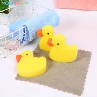 3 stücke Baby Bad Schwamm Kinder Tier Form Schwamm Wischen Neugeborenen Cartoon Ente Bad Handtuch Baby Liefert Bad Baby Zeug