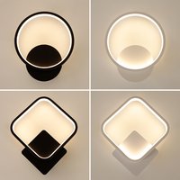 Modern LED Wall Lamp Round Light Aluminium Home Decor For Bedside Living Room Hallway Study Starway Wall Sconce Lighting Fixture
