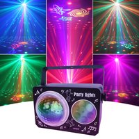 LED Romantic Projection Stage Light Multi Color Flashing Party Light Music Sync for Wedding Anniversary Indoor Bedroom Decor