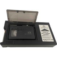 Cassette Adapter VHS-C Tape Adapter Batteries Not Included Conversion Box VHS-C Cassette Adapter Black Easy To Use