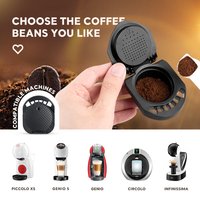 Capsule Adapter for Dolce Gusto Crema Make Nespresso Original Capsules for Dolce Gusto Coffee Machine Piccolo XS Genio 2