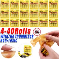 40-4Rolls Flying Insect Catching Control Sticker Disposable Fly Killer Bug Trap Pest Control Mosquito Catcher Insect Bug Catcher