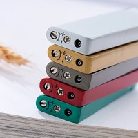 Hot Mini Portable Windproof Butane Lighter Rechargeable Torch Lighter Women Smoking Tool Household lover Gifts