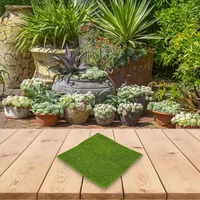 Artificial Grassland Mat Carpet For Decorative Use In Gardens Patios And Indoor Spaces With Realistic Moss Lawn Look