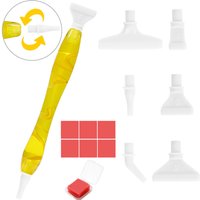 5D Resin Diamond Painting Pen Replacement Pen Heads Point Drill Pens with Clay Suitable for DIY Art Crafts Diamond Painting