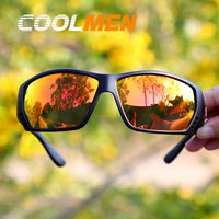 AliExpress COOLMEN 2026 Polarized Fishing Sunglasses UV400 Protective Bicycle, Driving, Hunting, Outdoor Sports Equipment YZ2027