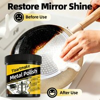 Fast & Effective All-Metal Polishing Paste for Chrome, Stainless Steel, Painted Metal & Grills - No Residue, Easy to Use