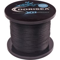 DORISEA "NEVER FADE" Black 8 Strands 100M 300M 500M 1000M 2000M PE Multifilame Braided Fishing Line Wire