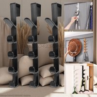 Dormitory Wardrobe Hanger Bags, Hats and Clothes Hanging on The Wall Behind The Door Without Drilling Storage Rack Wall Hooks