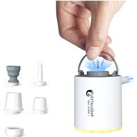 FLEXTAIL TINY PUMP X - Portable Air Pump, Mini Camping Pump with Light, USB-C Charging, Ideal for Sleeping Pads, Air Bed Mattre