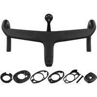 AliExpress NONE Full carbon fiber bicycle road bike internal cable routing handlebar suitable for SL8 integrated drop handlebar