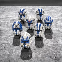 4533pcs Star Batter MOC 501st Legion Clone Trooper Helmet With Removable Respirator DIY Model Building Blocks Birthday Toys Gift
