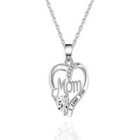 2025 New Inlaid Purple Heart-shaped Crystal Zircon Elegant Necklace for Attending High-end Personalized Jewelry At Banquets