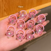 10 Flower Hairbands in Sweet Style, Suitable for Daily Use as Hair Accessories