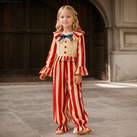 Combinaison de noël pour enfants, ensemble de bonbons rayés, Costume de Cosplay pour filles et garçons, fête de carnaval d'halloween, carnaval 2025