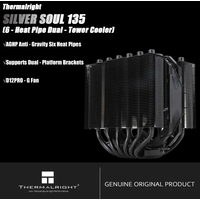 Thermalright Silver Soul 135 Dual Tower CPU Air Cooler 6 AGHP Heat Pipes 135MM High Computer Desktop Fan
