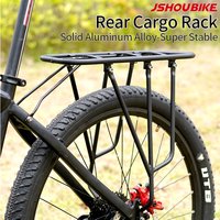 JSHOU BIKE Bicycle Rear Luggage Cargo Rack Aluminum alloy 75kg Carrier Bracket Tailstock Holder Bicycle Rear 24/26/27.5/29 inch