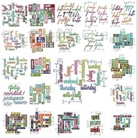 2024 New Metal Cutting Dies Alphabet Decoration Scrapbooking Emboss Clipbook Template Greeting Card handmad Dies