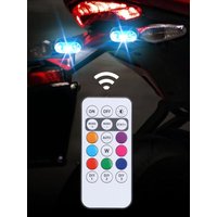 AliExpress NONE Car Strobe Light 8Color Remote Motorcycle Flash Led Anti-collision Warning Lamp Waterproof Wireless Remote Control For Car Bike