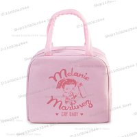Melanie Martinez Y2K Print Portable Lunch Bags Women Men Thermal Insulation Lunch Box Storage Bag Music Album Bento Lunch Bag