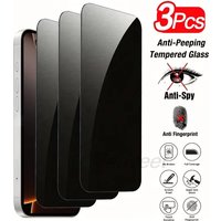1-3PCS Anti-Spy Temered Glass For iPhone 17 Pro Max 17 16 Pro Max 15 16 13 14 11 12 Mini 16e 6 X XS 7 8 Screen Protector Privacy