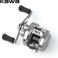 Kawa Fishing Reel Cast Drum Wheel DK100/150/200 Drag 7/15kg Casting Reel12+1BB Weigt 188/203g Metal Body Handle With Rubber Knob