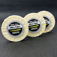 1 roll 0.8*3/12/36 yards super hair White tape double-sided adhesive tape for hair extension/lace wig/toupee