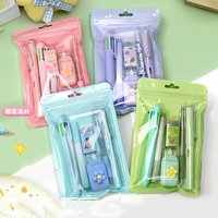 Ball-Point Pen Set Gradient Correction Tape Set Student Stationery Set Cute Cute Stationery For School Gift For Students Office