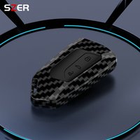ABS Carbon Fiber Car Key Case Cover Shell Fob For VW Volkswagen Golf 8 MK8 ID.3 ID.4 Cupra Skoda Octavia A8 SEAT Leon MK4 Cupra