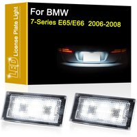 LED-Kennzeichenleuchte für BMW 7er E65 E66 730i 735i 740i 740d 745i 750i 2006 2007 2008 Weiße Kennzeichenbeleuchtung
