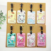 Hello Kitty Travel Luggage Tags Cute Suitcase ID Address Holder Baggage Boarding Tags Portable Label for Girls