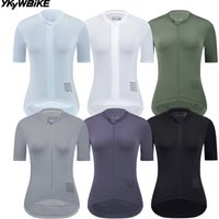 AliExpress YKYWBIKE Women Cycling Jersey Summer Bicycle Short Sleeve Shirt Lightweight Breathable Female Road Bike Jersey SPF 50+ Clothing