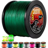 JOSBY 300M 500M 1000M 8 Strands 10-78LB New PE Braided Fishing Wire Multifilament Super Strong Fishing Line Japan Multicolour