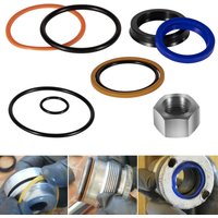 Skid Steer Lift Hydraulic Cylinder Seal Kit Fit for Bobcat 444 500 610 642 643 742 743 753 & More Replaces OEM 6803329, 7137769