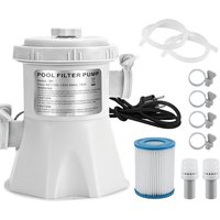Above Ground Pool Filter Pump Universal for Easy Set Frame Pools Electric Water Circulation Filter for Pool Impurity Removal