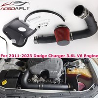 Zestaw filtra suchego 3.6L V6 z osłoną termiczną i dolotem zimnego powietrza do Dodge Charger Challenger 2011-2023 oraz Chrysler 300 2014-2015