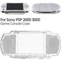 Transparent PC Clear Hard Case for PSP Series & PSV 1000 Handheld Console Protective Cover Shell for Sony PSP 2000 Accessories