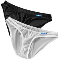 GTOPXMAN Men's Sexy Ice Silk Briefs Thin Translucent U Pouch Underwear Ropa Interior Hombre Comfortable Men's Briefs