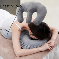 1Pc Beauty Salon Chest Pillow, Pillow for Supporting the Chest, Massage Bed Pillow for Chest Support, Spa Salon Beauty Salon Lying Pillow, Chest Pillow for Postpartum Care Center, Removable and
