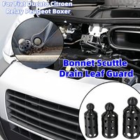 3PCS Campervan Bonnet Scuttle Drain Leaf Guard For Fiat Ducato Citroen Relay Peugeot Boxer Bonnet Drainage Pipe Protection Parts